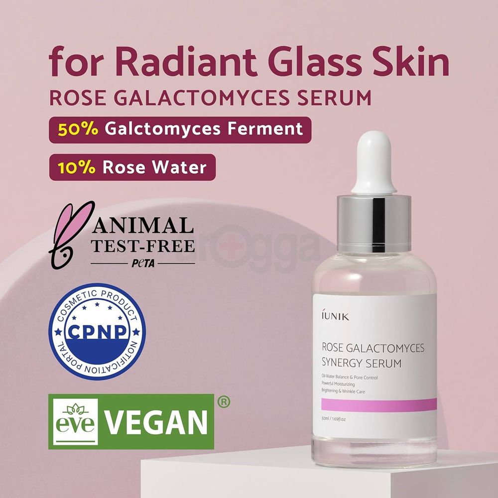 Iunik Rose Galactomyces Synergy Serum  