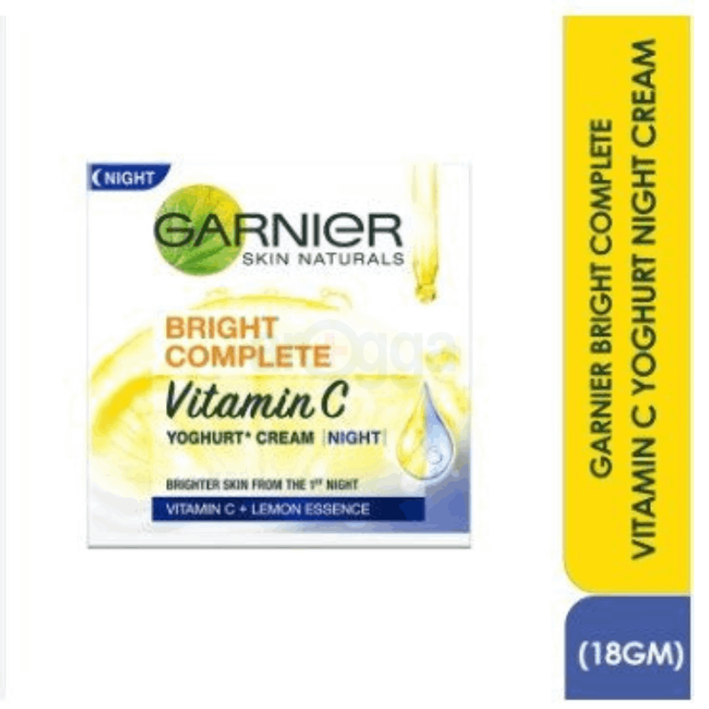 Garnier Bright Complete Vitamin C Yoghurt Cream Night 18gm  