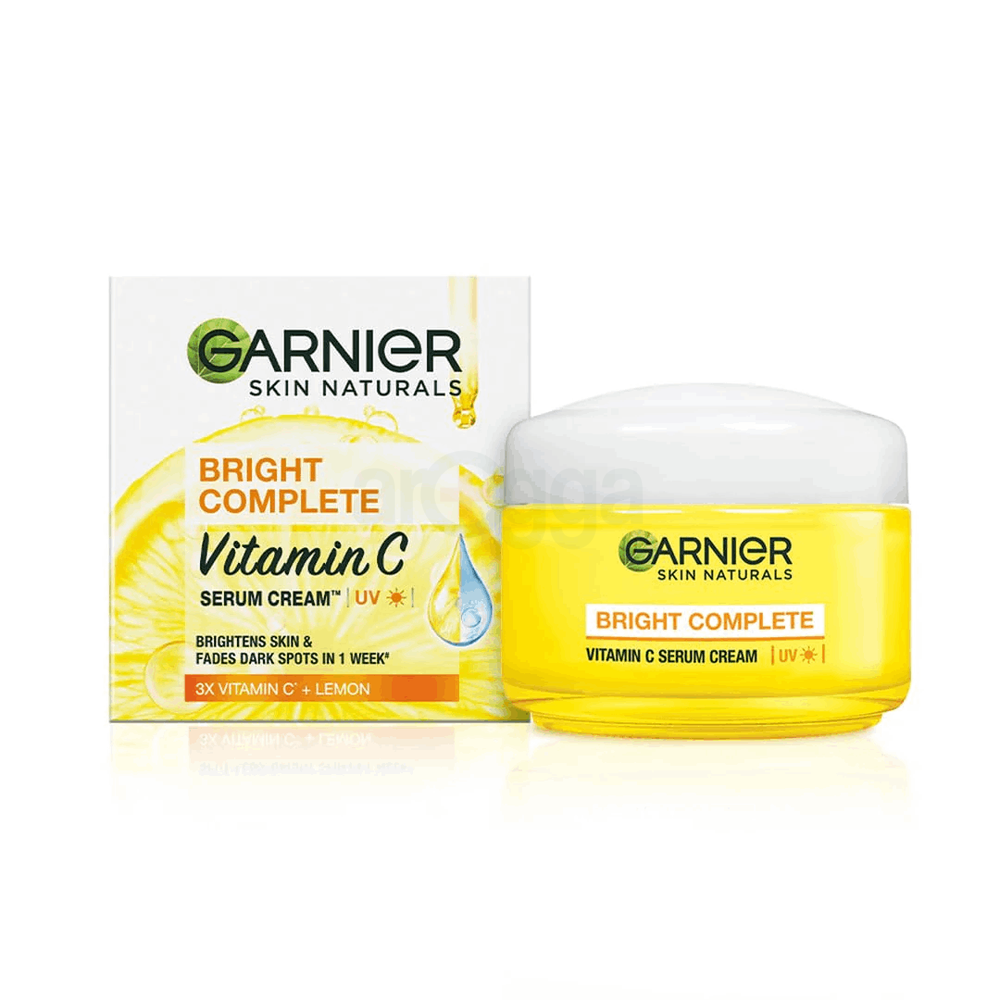 Garnier Bright Complete Vitamin C Serum Cream UV  