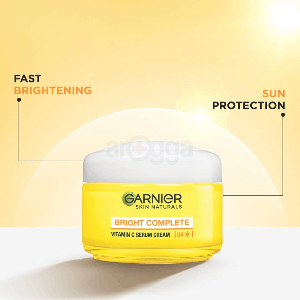 Garnier Bright Complete Vitamin C Serum Cream UV  