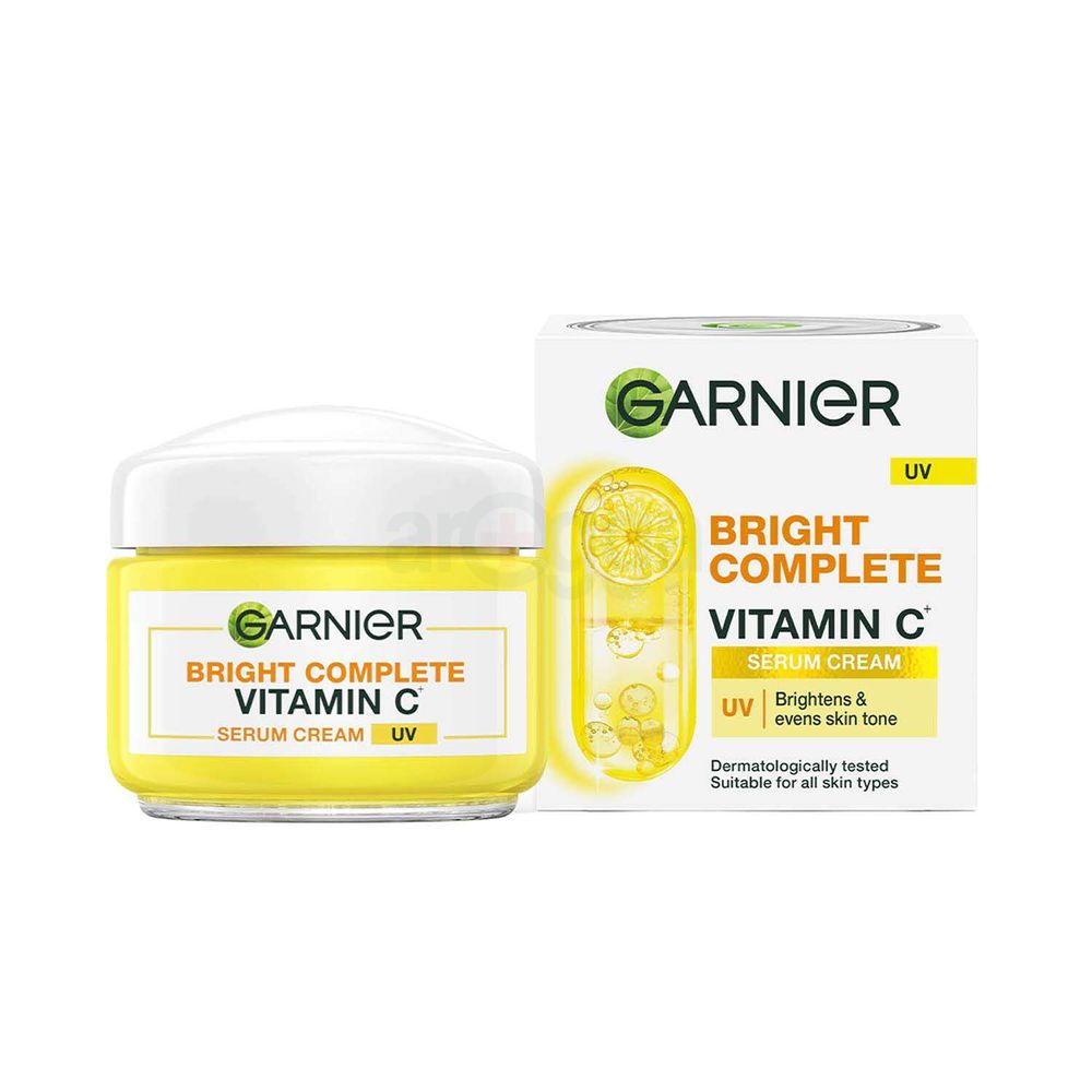 Garnier Bright Complete Vitamin C Serum Cream UV  