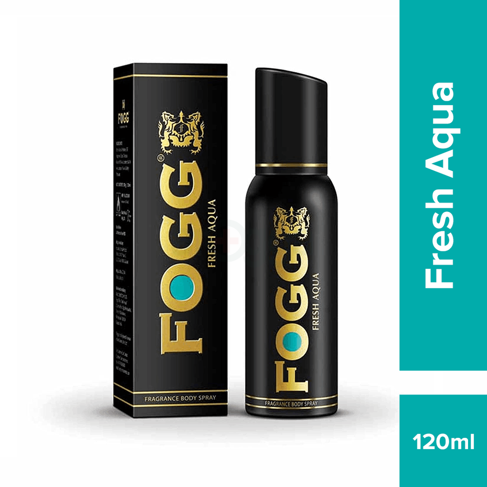 Fogg Black Men Body spray Aqua for Men 120ml  