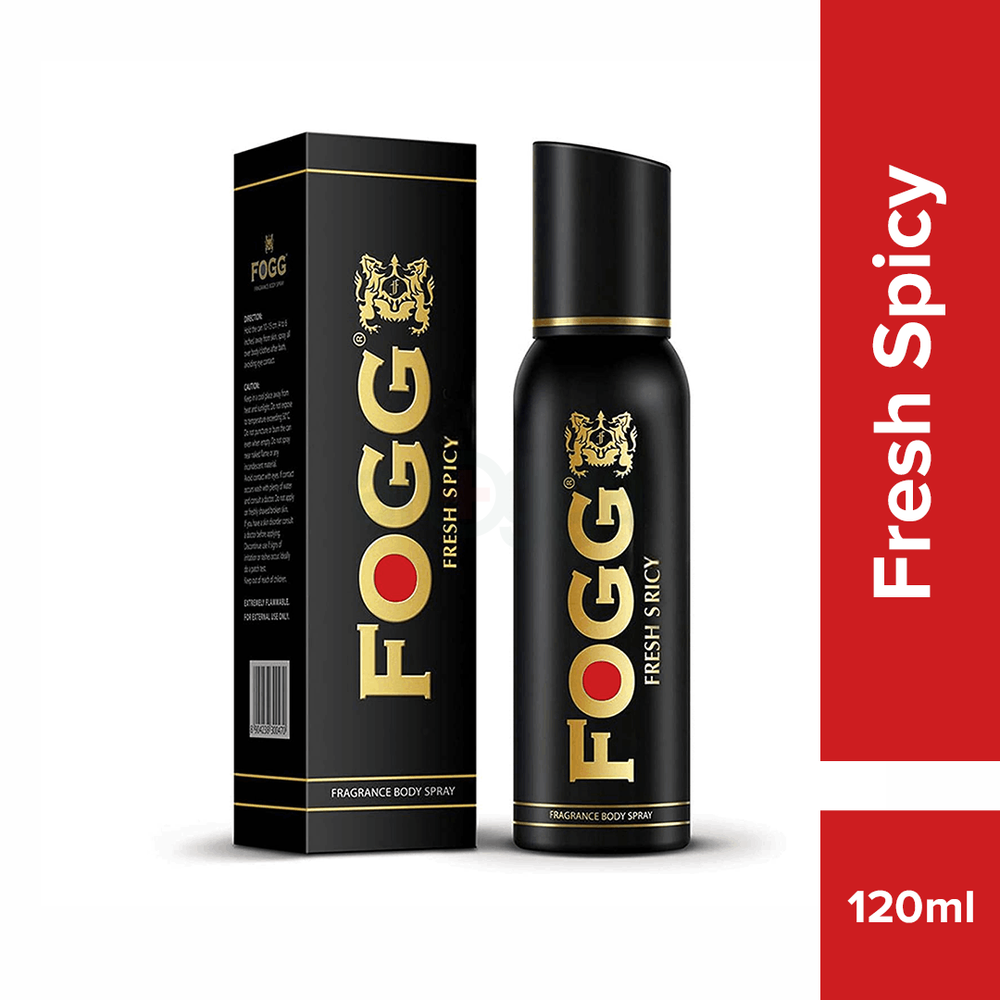 Fogg Black Men Body Spray (Spicy) 120ml  