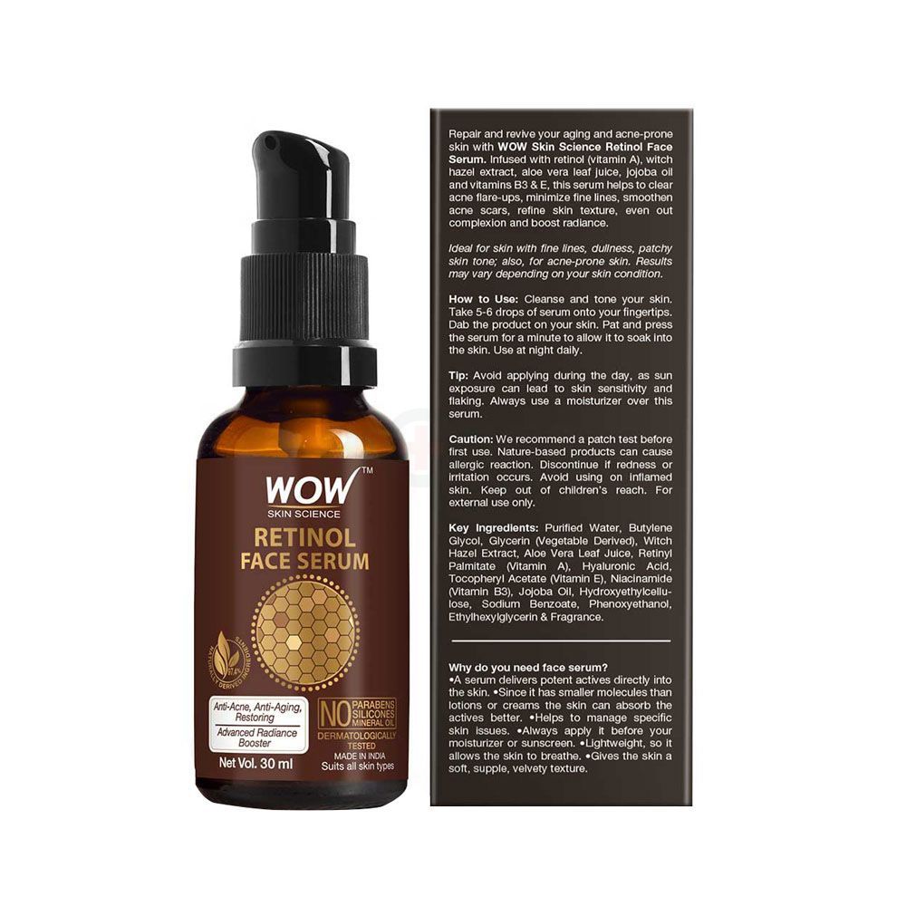 Wow Skin Science Retinol Face Serum 30ml  