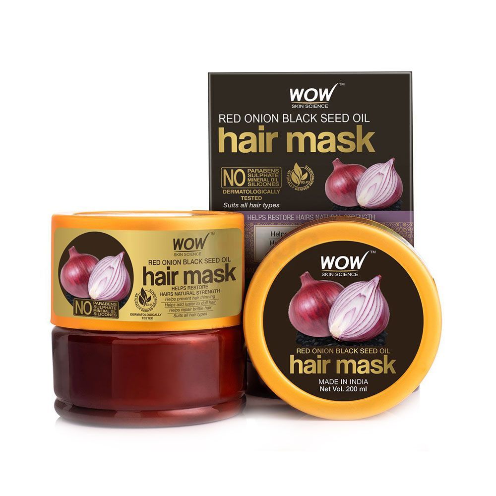 Wow Skin Science Red Onion Black Seed Oil Hair Mask 200ml  