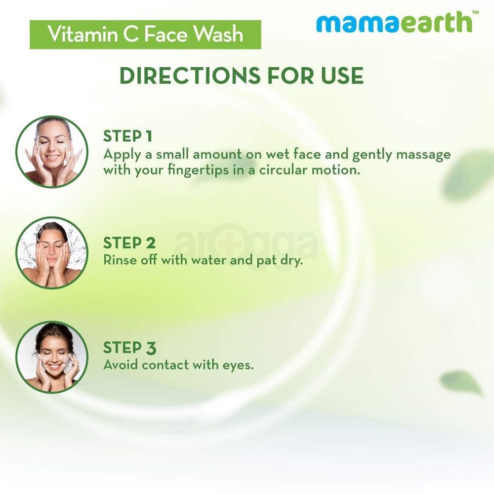 Mamaearth Vitamin C Facewash for Skin Turmeric 100ml  