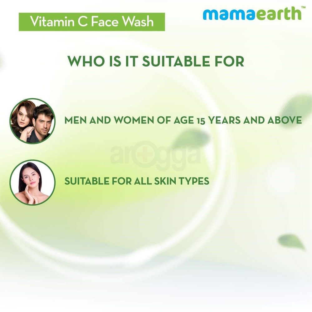Mamaearth Vitamin C Facewash for Skin Turmeric 100ml  