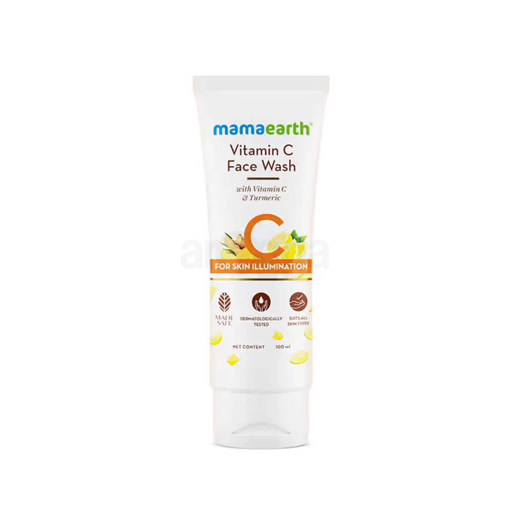 Mamaearth Vitamin C Facewash for Skin Turmeric 100ml  
