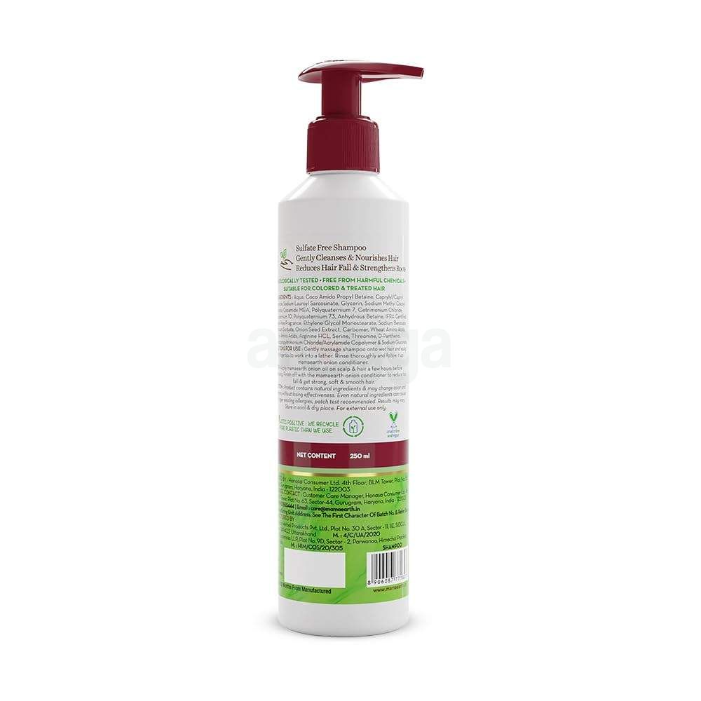 Mamaearth Onion Shampoo For Hair Fall Control  