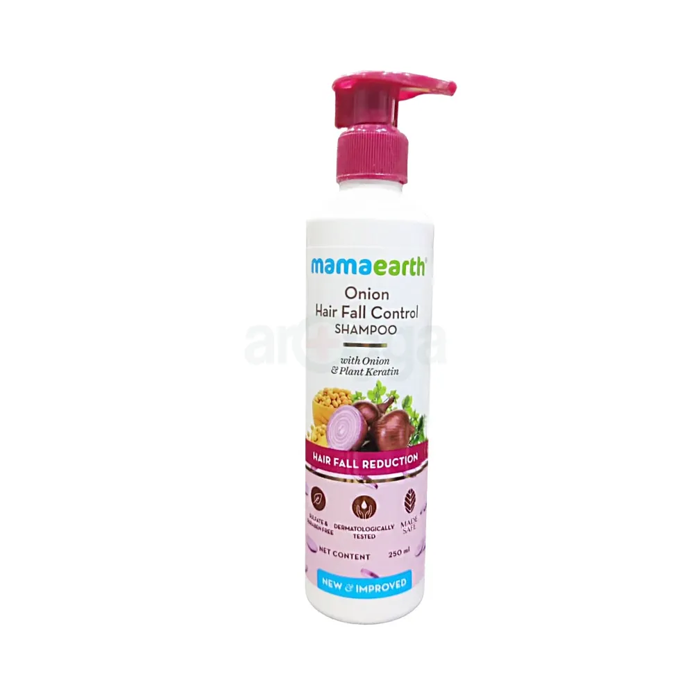 Mamaearth Onion Shampoo For Hair Fall Reduction  