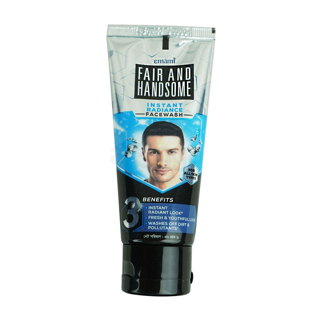 Emami Fair & Handsome Instant Radiance Face Wash 50gm  