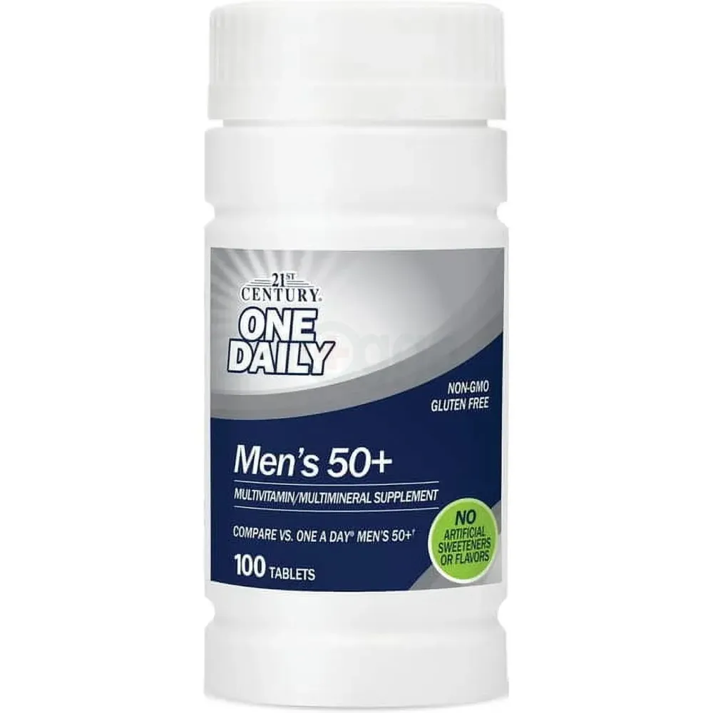 21st Century One Daily Men's 50+ Tablets, 100 Count  