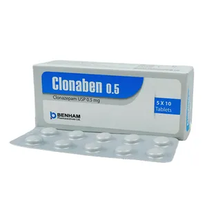 Clonaben 0.5 0.5mg Tablet