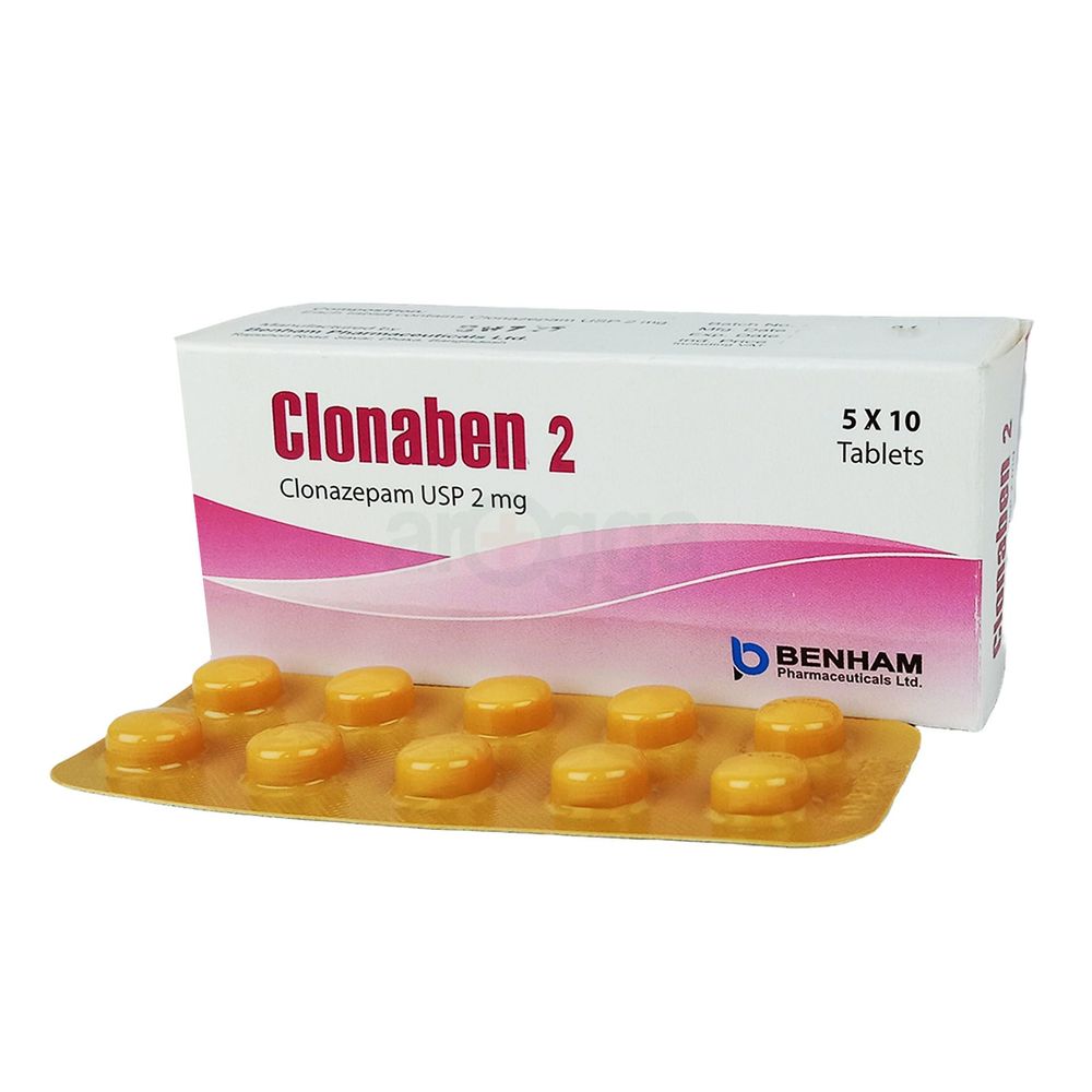 Clonaben 2mg Tablet