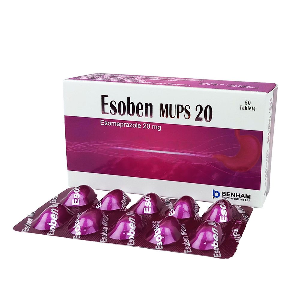 Esoben Mups 20mg Tablet