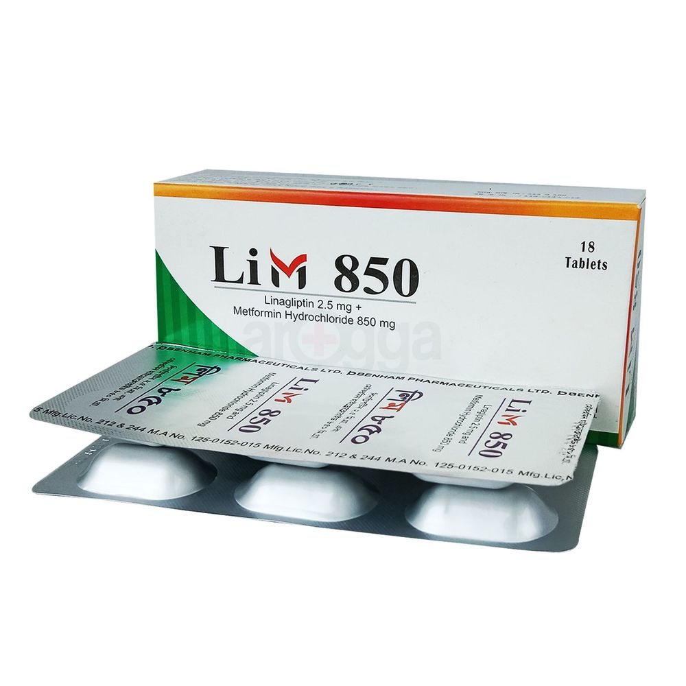 Lim 850 2.5mg+850mg Tablet