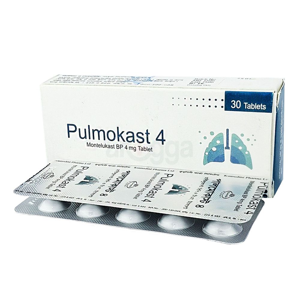 Pulmokast 4mg Tablet