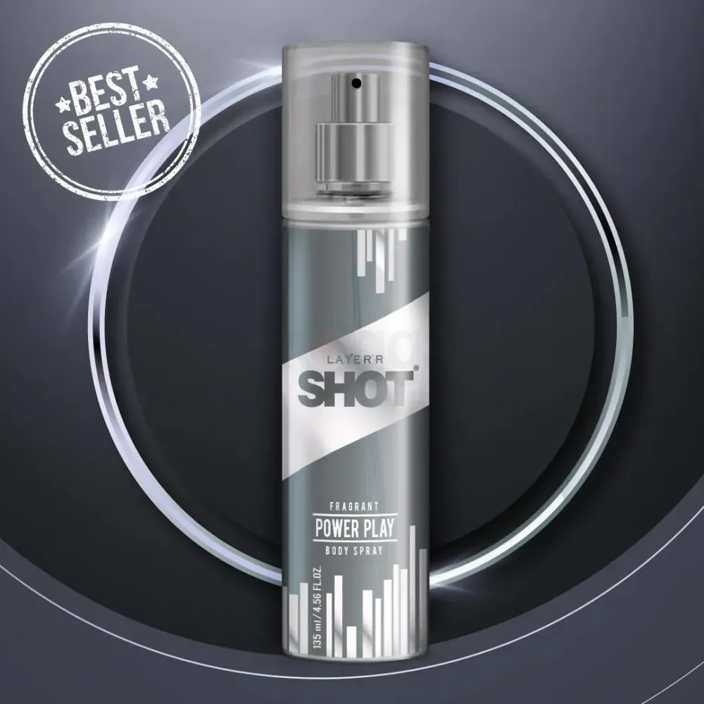 Layer'r Shot Power Play Body Spray for Men 135ml  