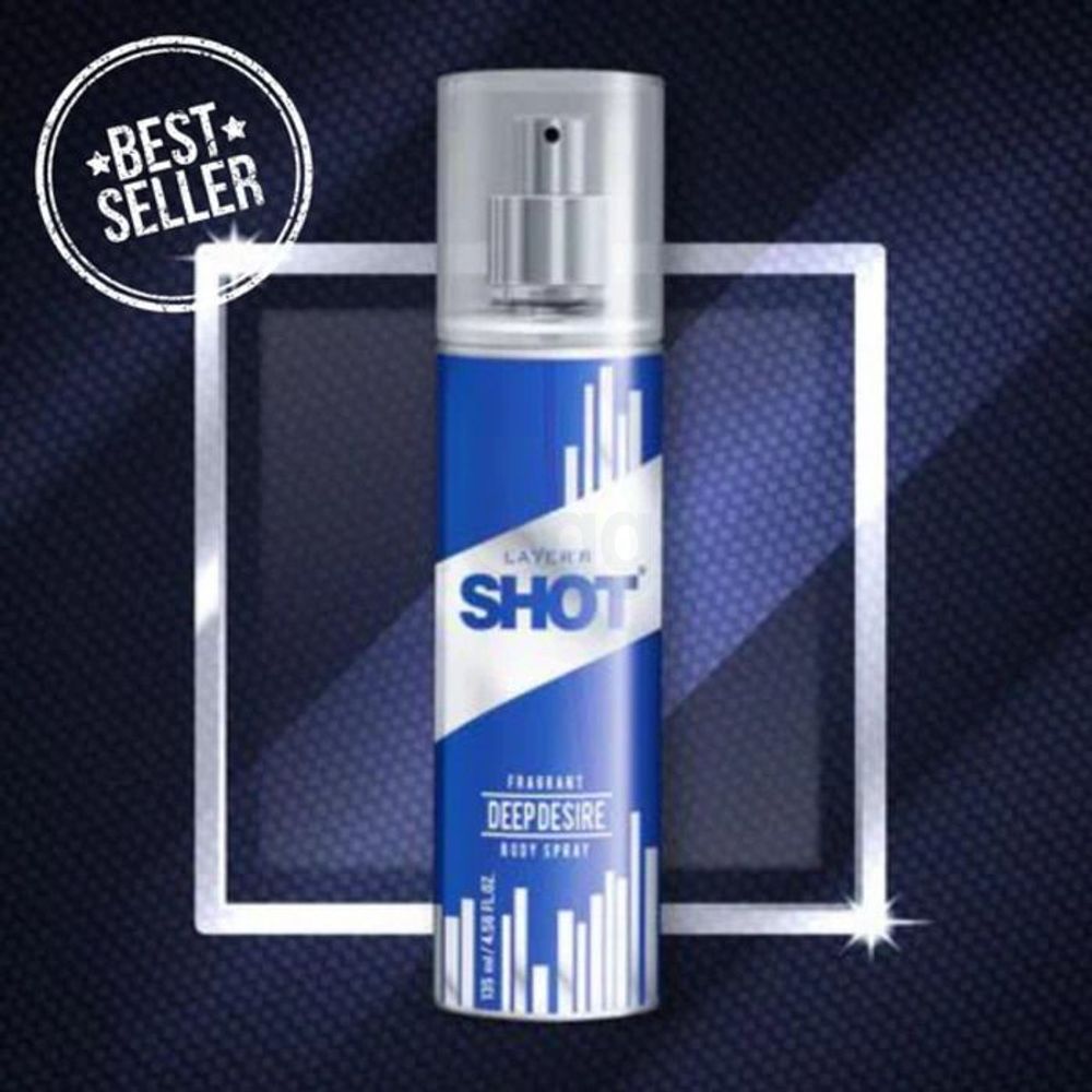 Layer'r Shot Deep Desire Body Spray for Men 135ml  