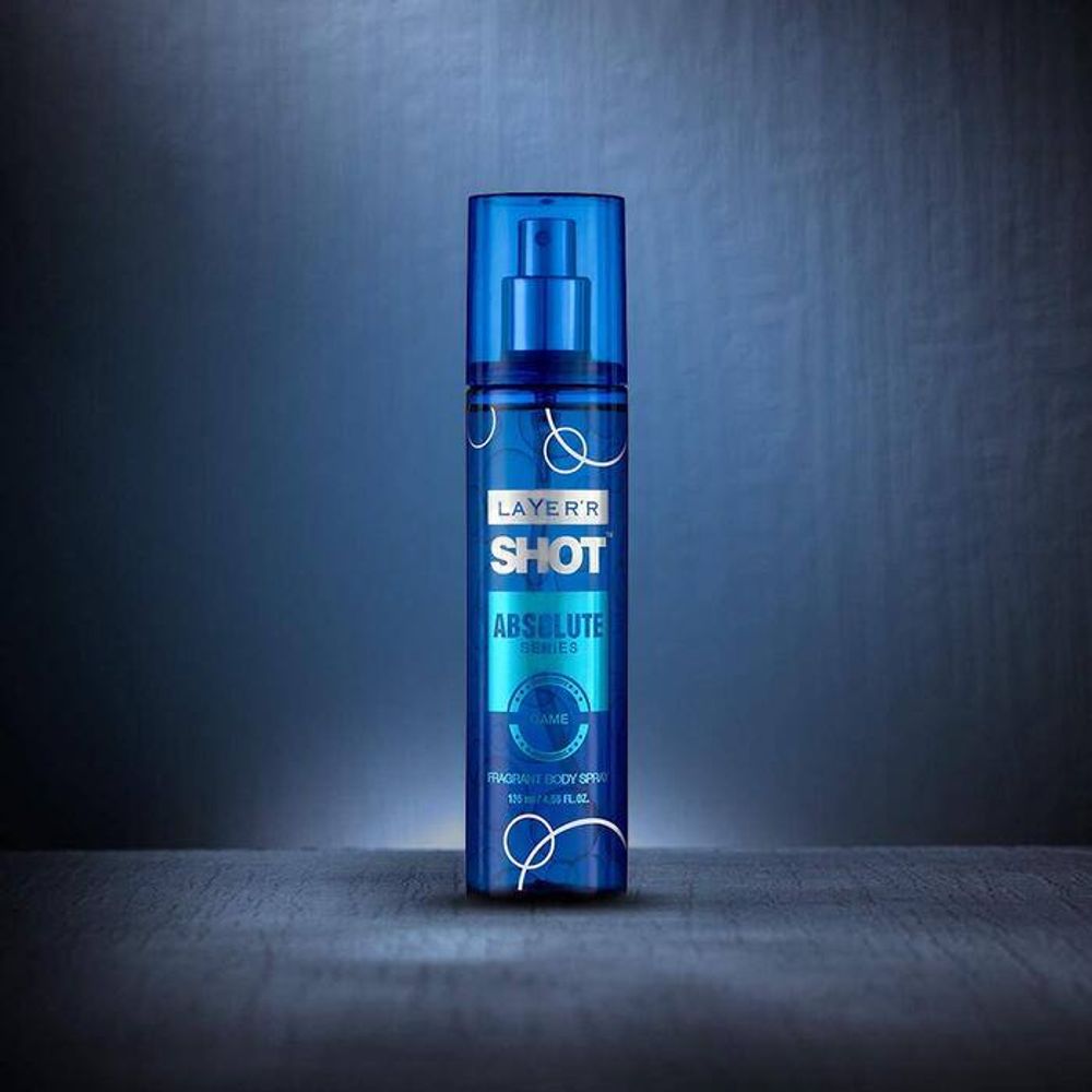 Layer'r Shot Absolute Game Body Spray for Men 135ml  