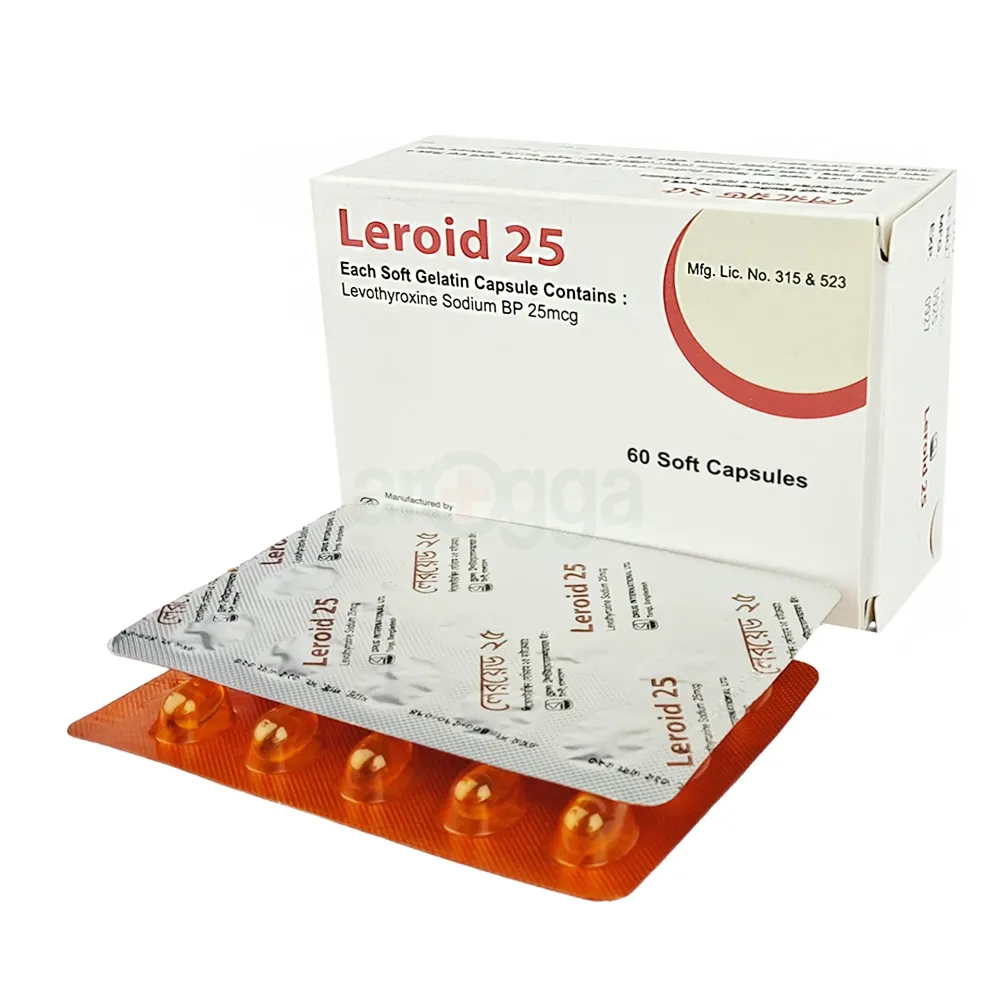 Leroid 25 25mcg capsule