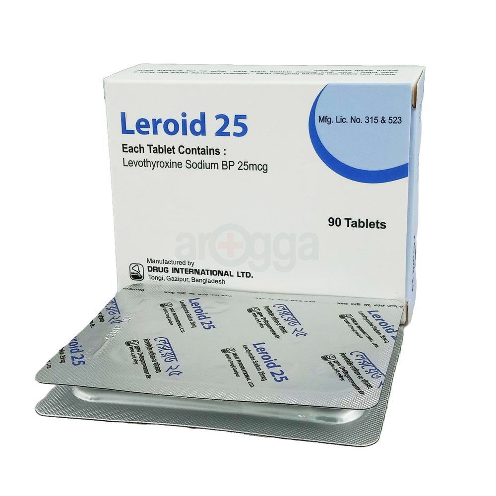 Leroid 25 Tablet 25mcg Tablet