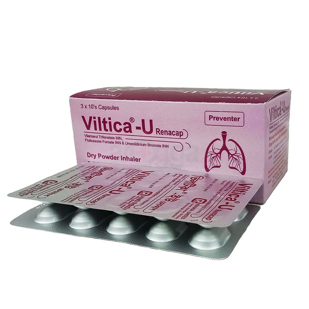 Viltica-U (10) 25mcg+62.5mcg+100mcg Capsule