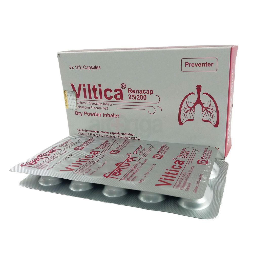 Viltica 25/200 Renacap 25mcg+200mcg Capsule