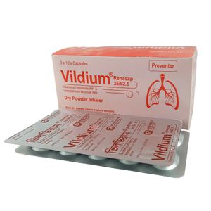 Vildium 25/62.5 Renacap 25mcg+62.5mcg Capsule