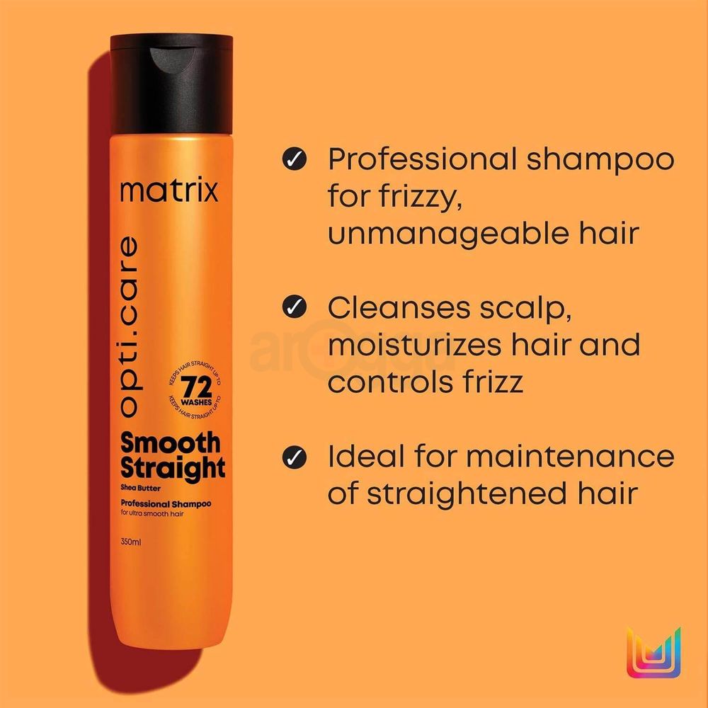 Matrix Opti Care Smooth Straight Shea Butter Professional Shampoo  