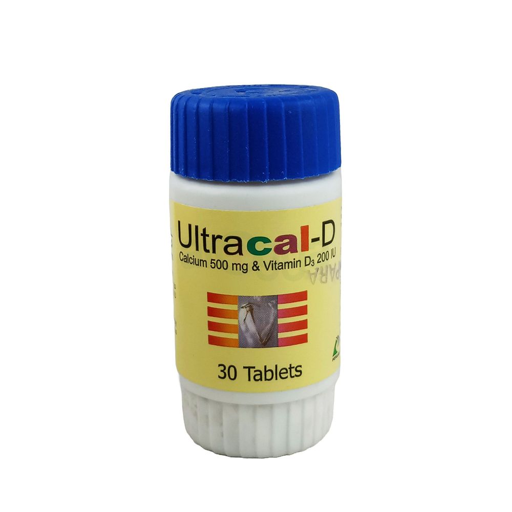 Ulltracal 500mg+200IU Tablet