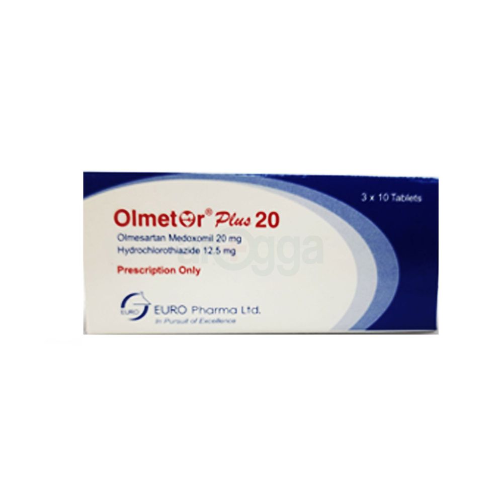 Olmetor Plus  20 12.5mg+20mg Tablet