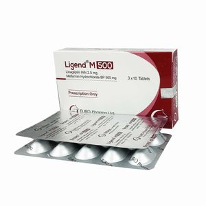 Ligend M 500 2.5mg+500mg Tablet