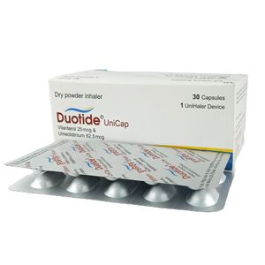 Duotide Unicap 25mcg+62.5mcg Capsule