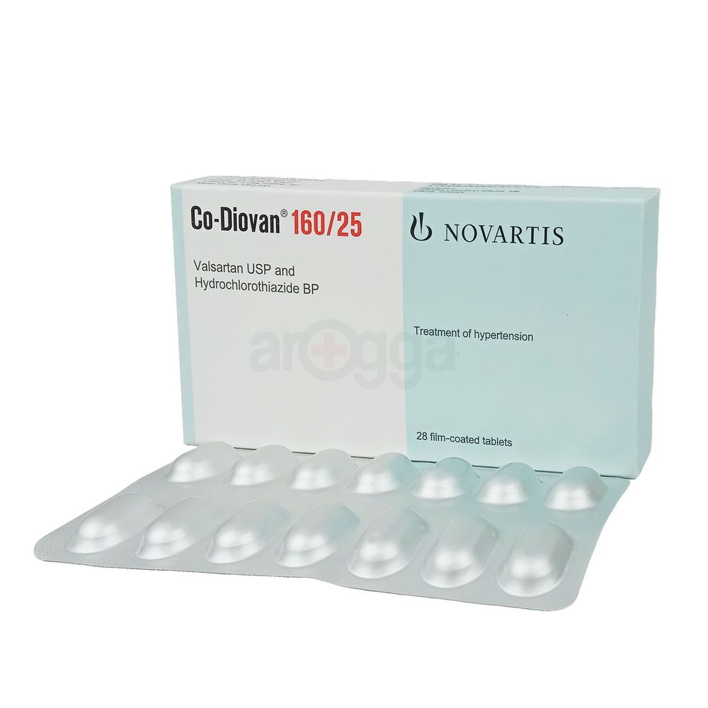 Co-Diovan 25/160 25mg+160mg Tablet