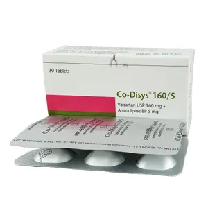 Co-Disys 5/160 5mg+160mg Tablet