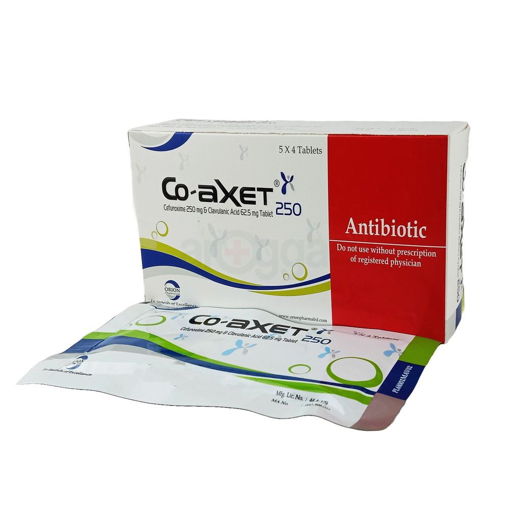 Co-Axet 250mg+62.5mg Tablet