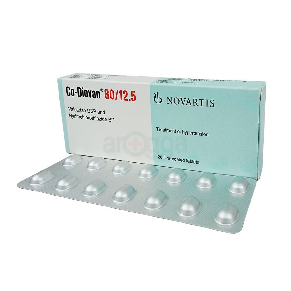 Co-Diovan 12.5/80 12.5mg+80mg Tablet