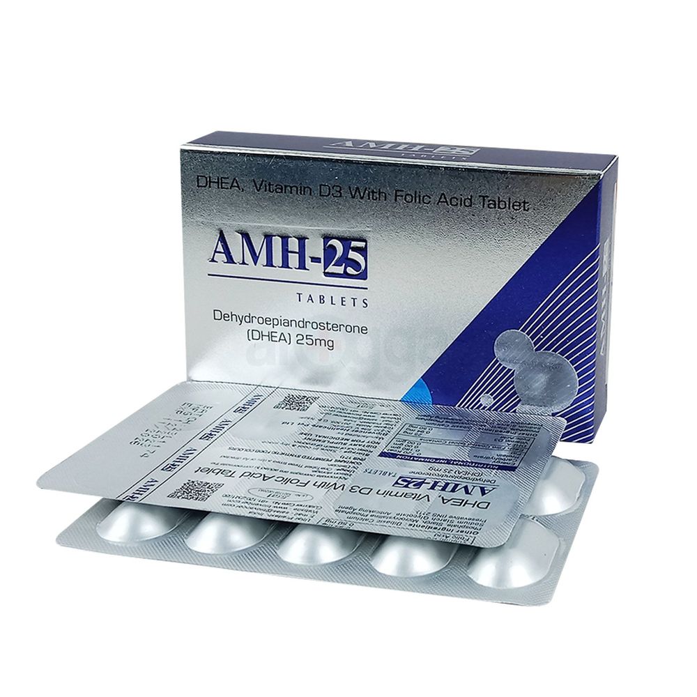 DHEA AMH-25 Vitamin D3 with Folic Acid Tablet 25mg  
