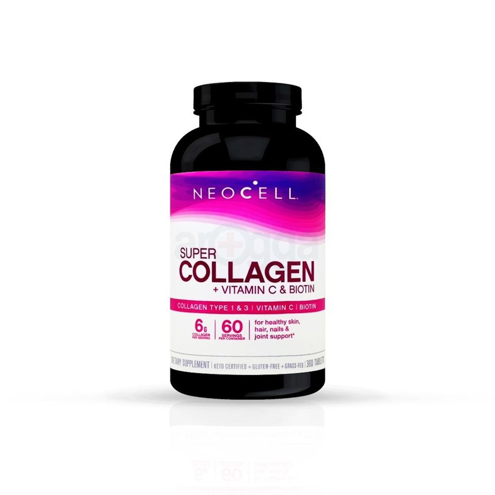 Neocell Super Collagen + Vitamin C & Biotin For Healthy Skin, Hair, Nail & Joint Support 360 Tablets (Made In USA)  