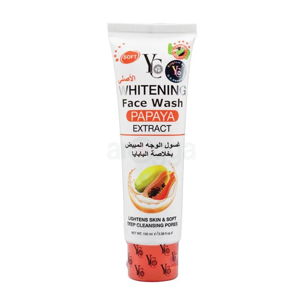 YC Papaya Extract Whitening Face Wash 100ml  