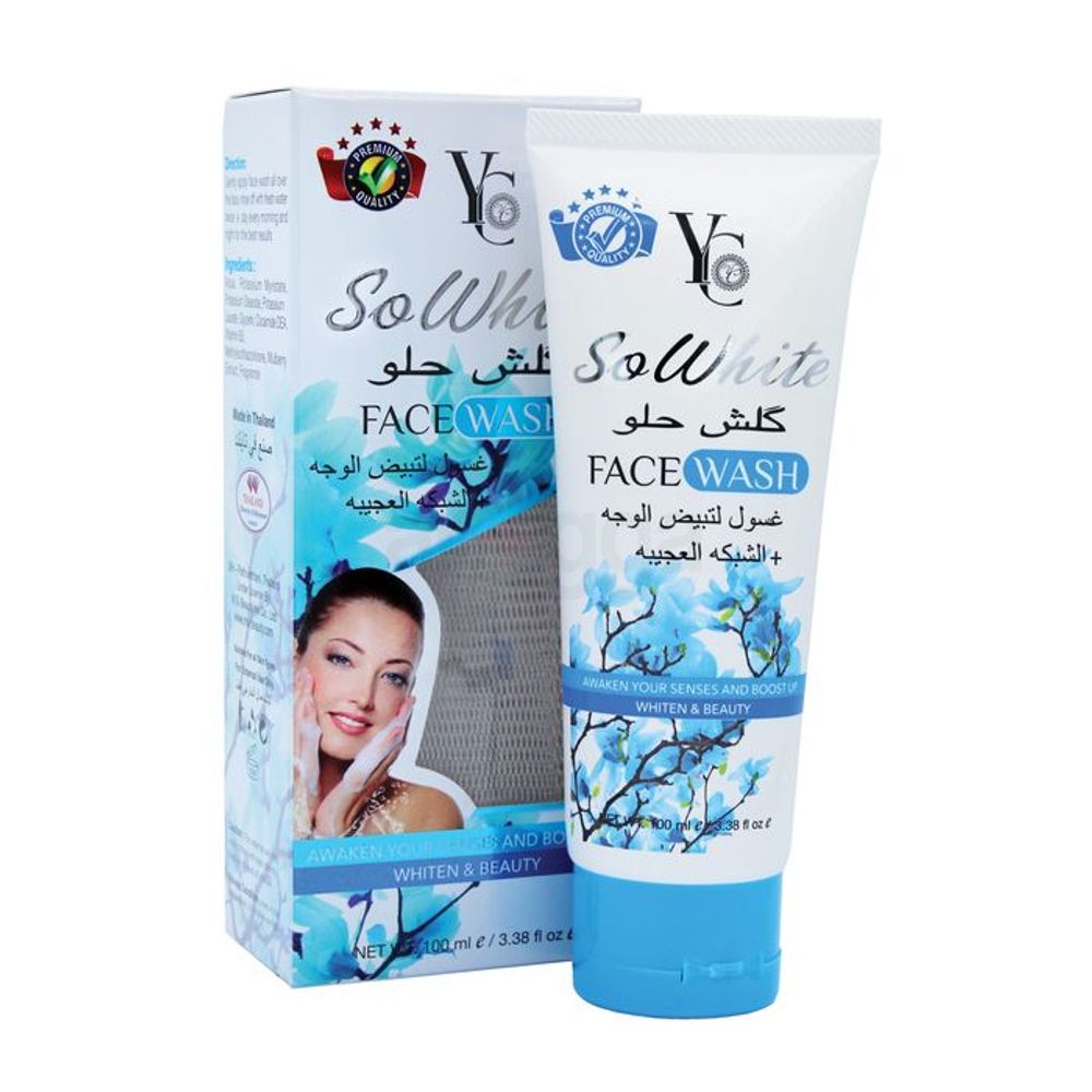 YC So White Face Wash + Magic Bag 100ml  