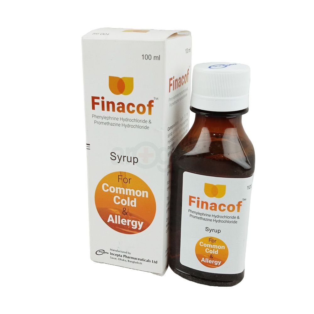 Finacof 5mg+6.25mg/5ml Syrup