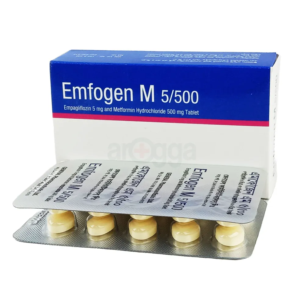 Emfogen M 500 5mg+500mg Tablet