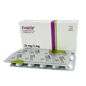 Evaglip 25mg+5mg Tablet