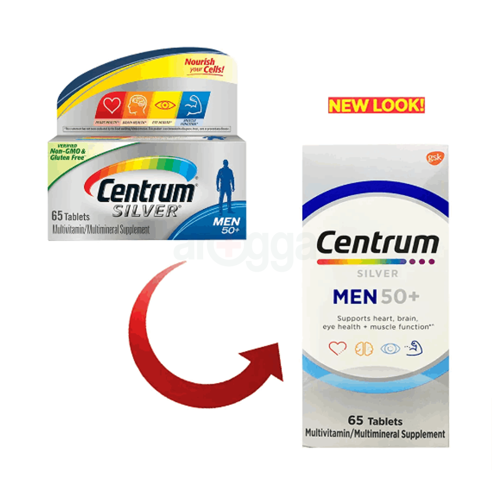 Centrum Silver Men 50+ 65 Tablets  