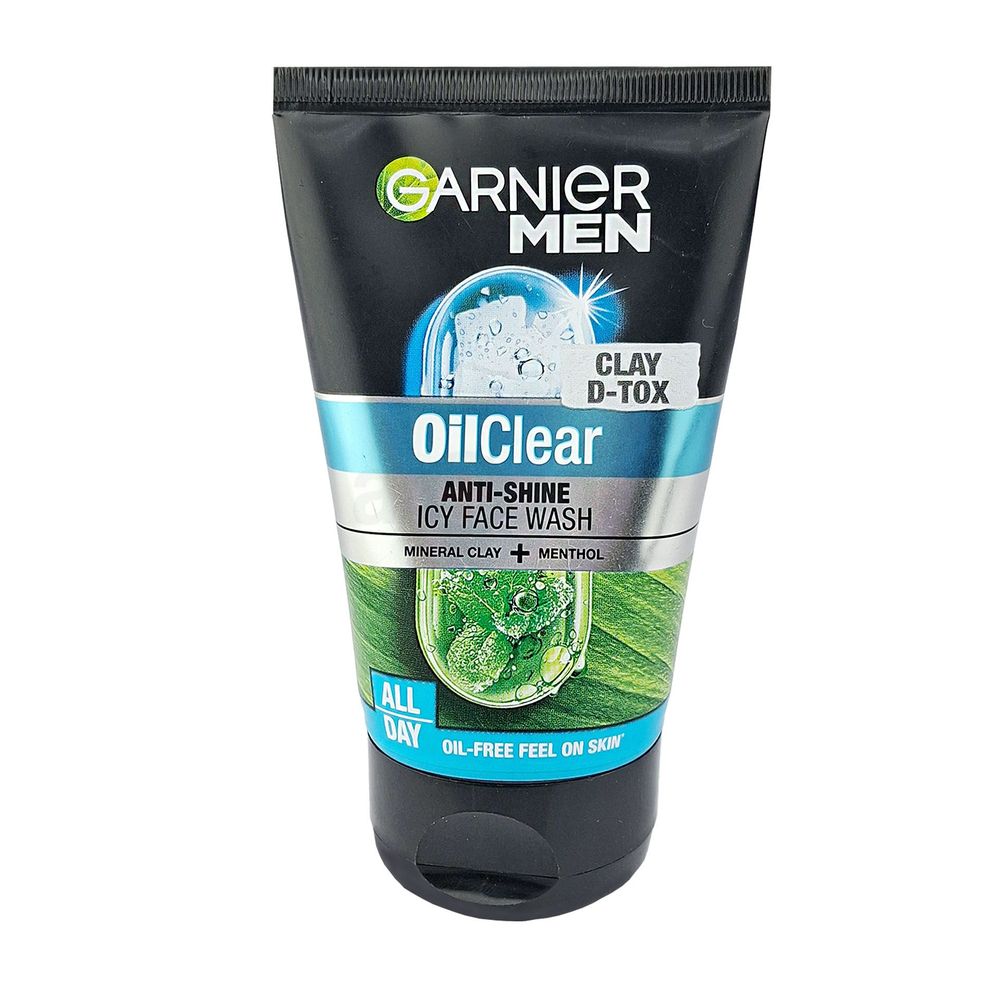 Garnier Men Oil Clear Deep Cleansing Icy Face Wash 100gm  