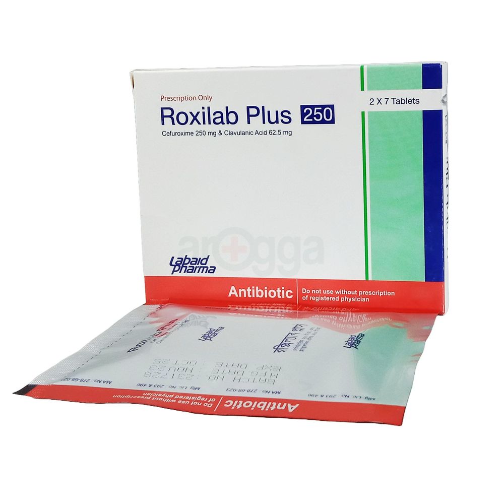 Roxilab Plus 250mg+62.5mg Tablet