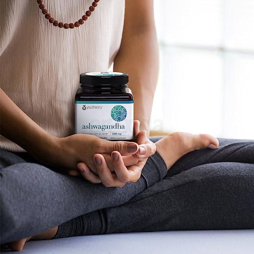Youtheory Ashwagandha 1000mg 180 Capsules  