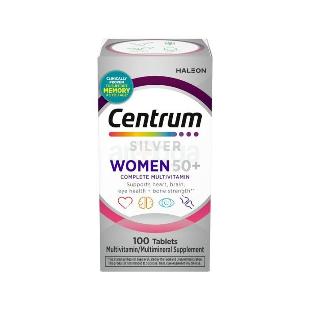 Centrum Silver Multivitamin For Women 100 Tablets  